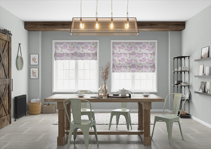 Corsica, Mauve - Roman Blind - Image 5